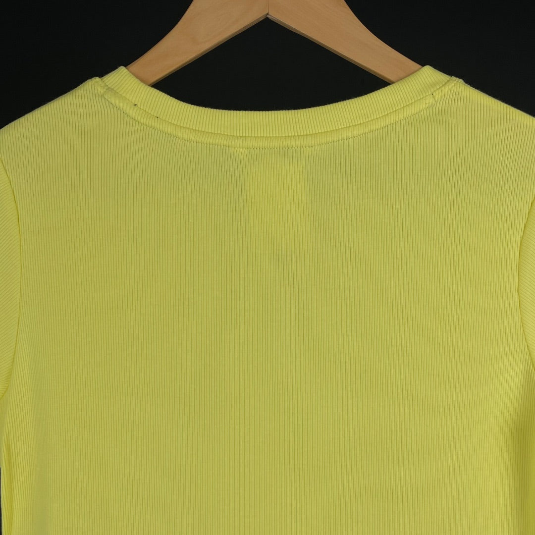 TOMMY HILFIGER Remera Amarillo Talle M
