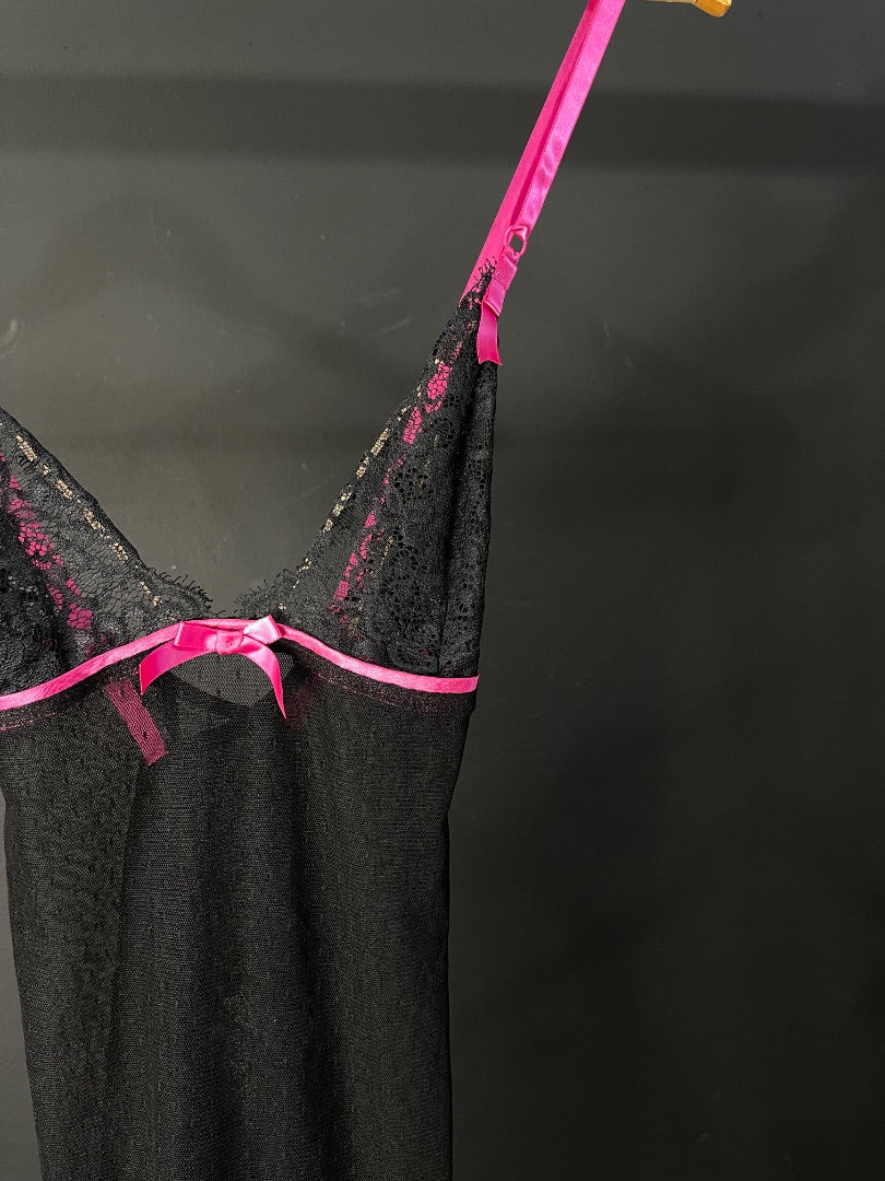 VICTORIA SECRET Camison Sin Manga Negro Talle S