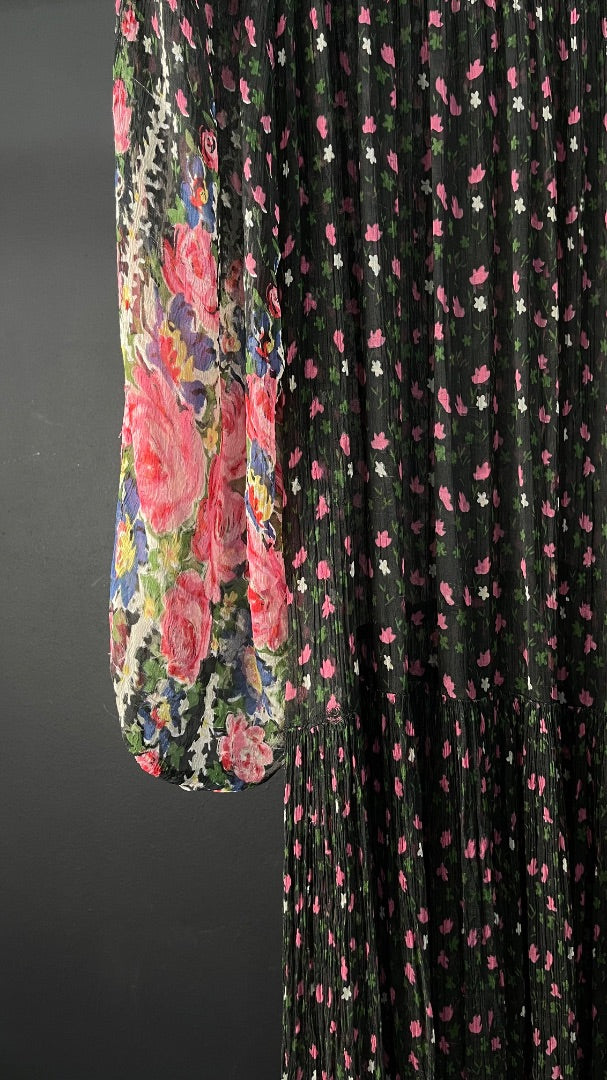 HOLI Vestido Manga Larga Varios Floral Talle L