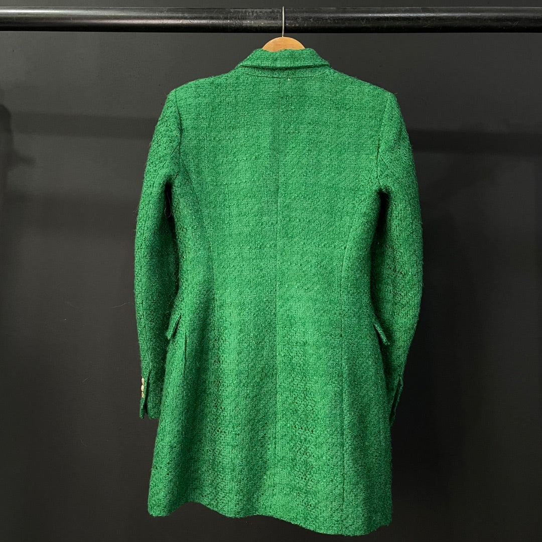 ZARA Saco Verde Talle S