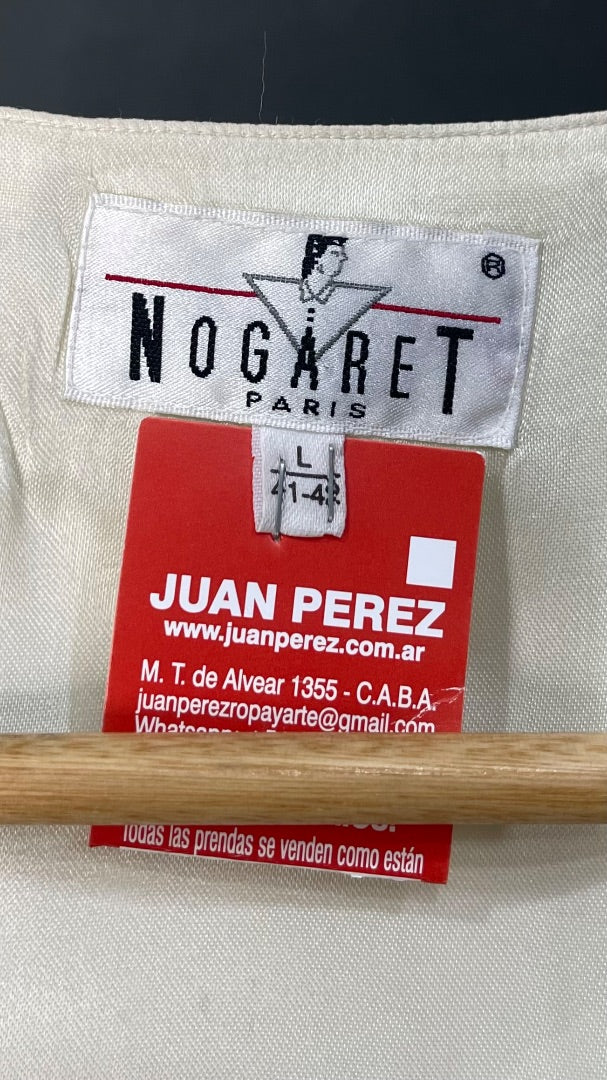 Chaleco Corto Nogaret Varios Estampado Talle 42