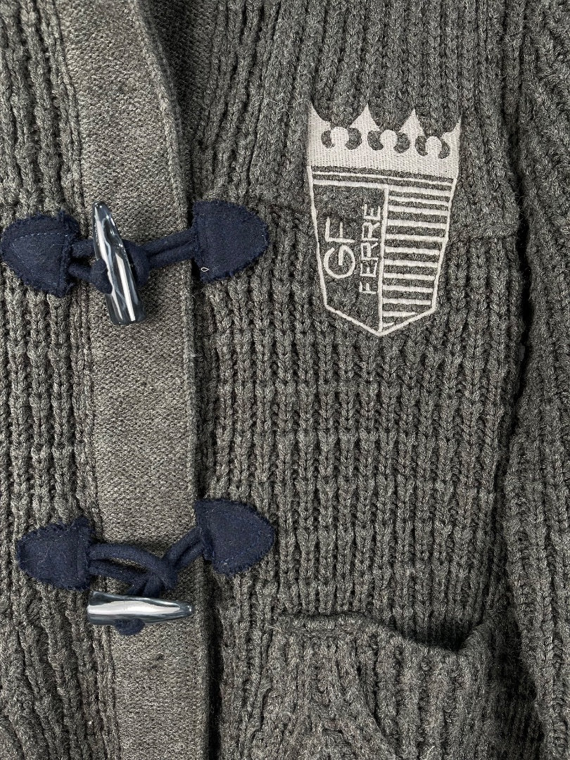 Sweater Abierto GFF Gris Talle M