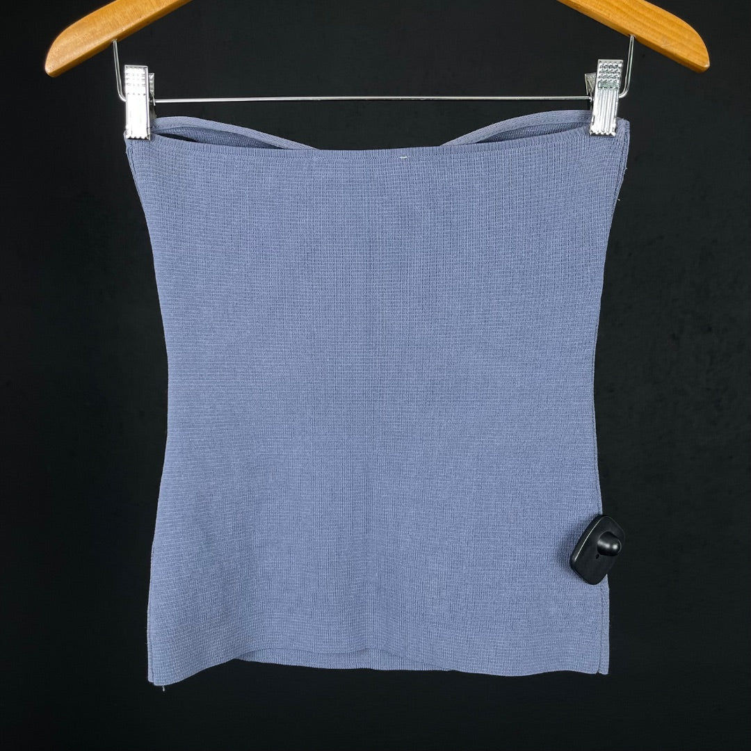 ZARA Top Strapless Celeste Talle S