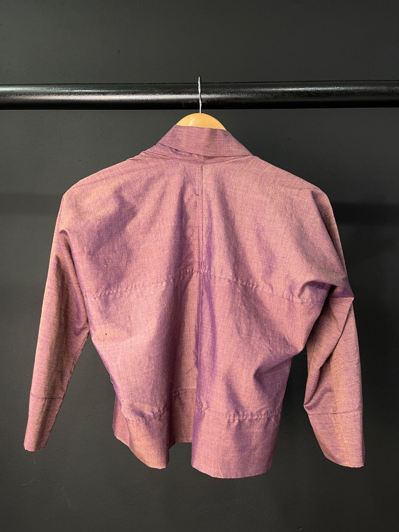 Saco Sapo ROPA Y ARTE Violeta Talle Unico