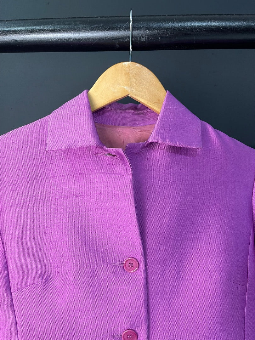 Saco BCBG Color Violeta Talle 0