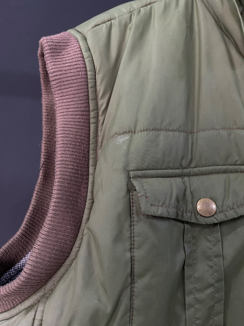 Chaleco Corto Tex man Verde Talle XXL