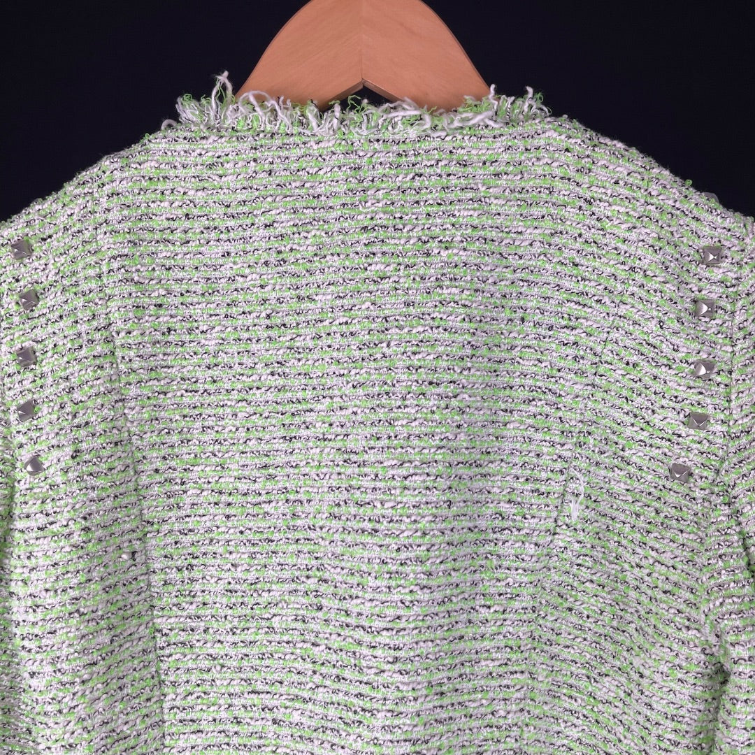ZARA Saco Verde Talle M