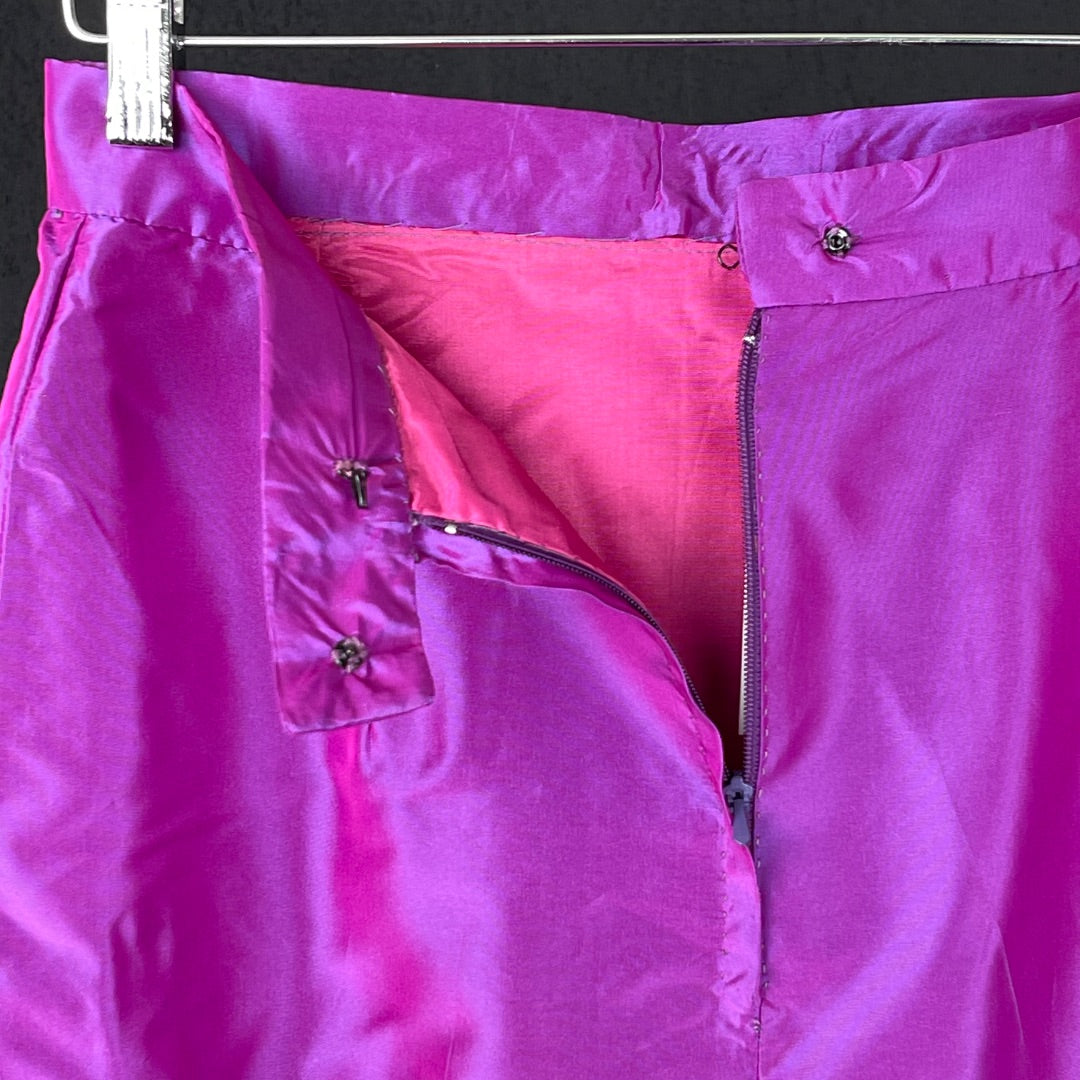 SIN MARCA Conjunto X2 Pollera Y Saco Varios Tornasol Talle M