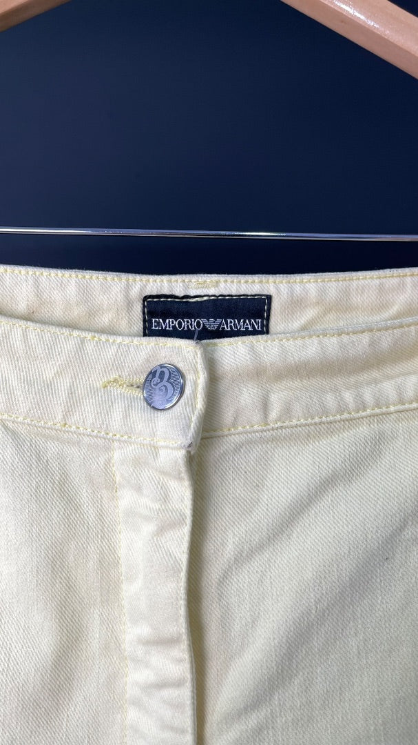 ARMANI Pantalon Amarillo Talle 31