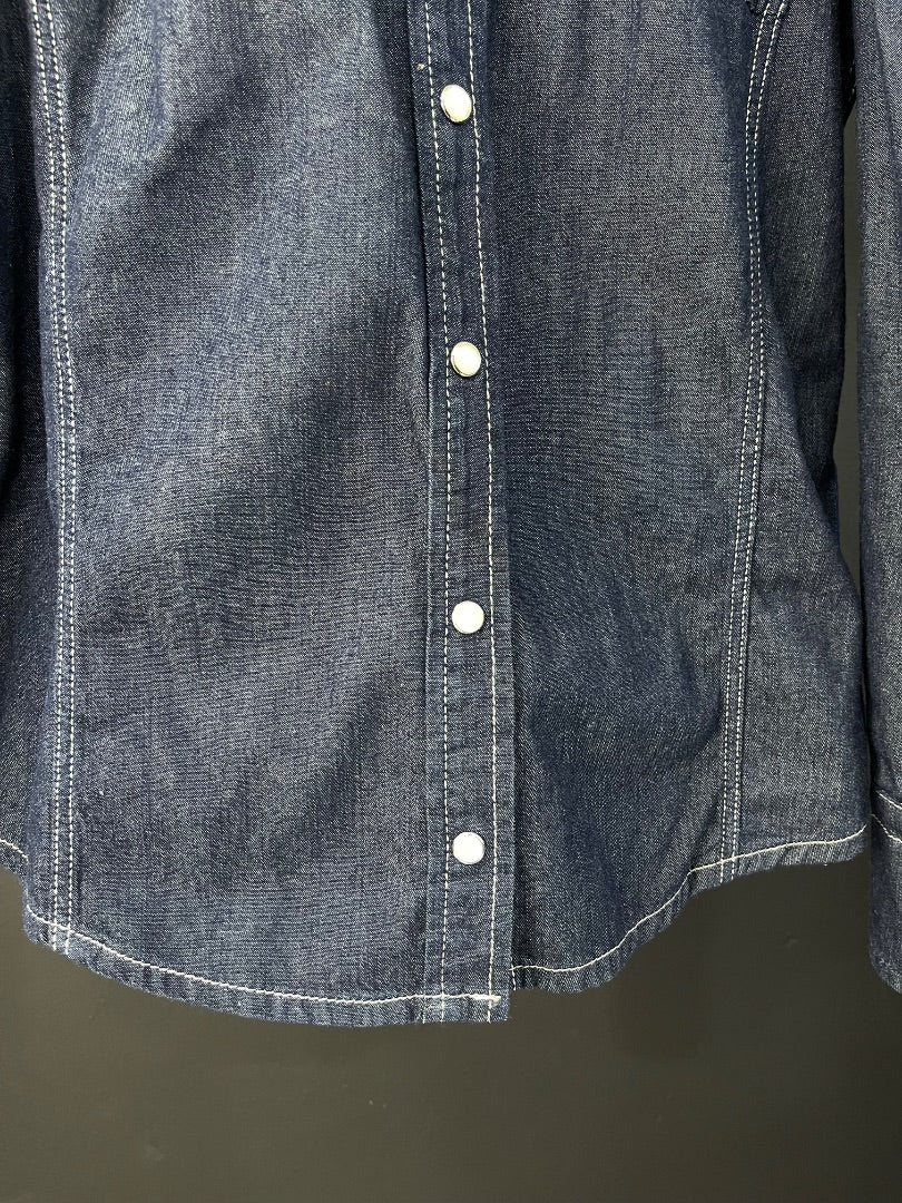 RAPSODIA Camisa Azul Talle S