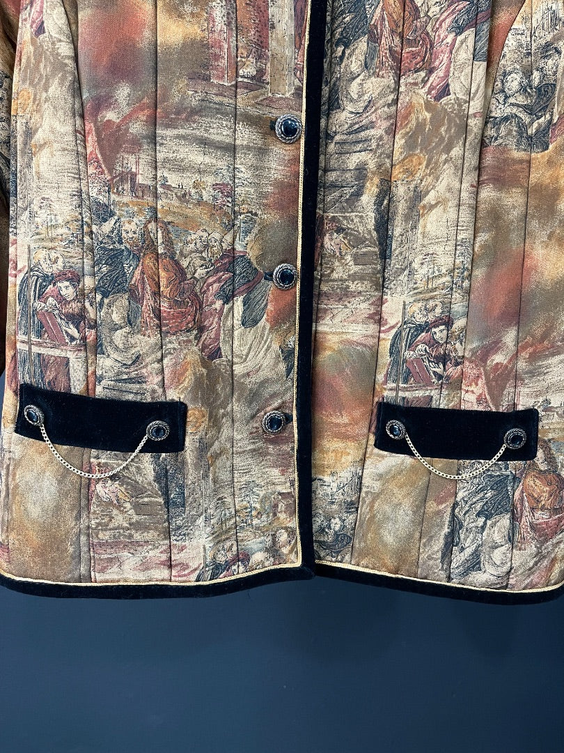 DEKER’S Saco Varios Estampado Talle 1