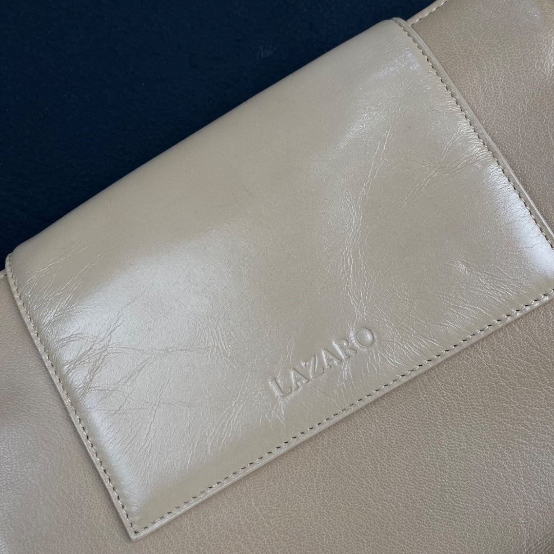 LAZARO Cartera Beige Talle Unico