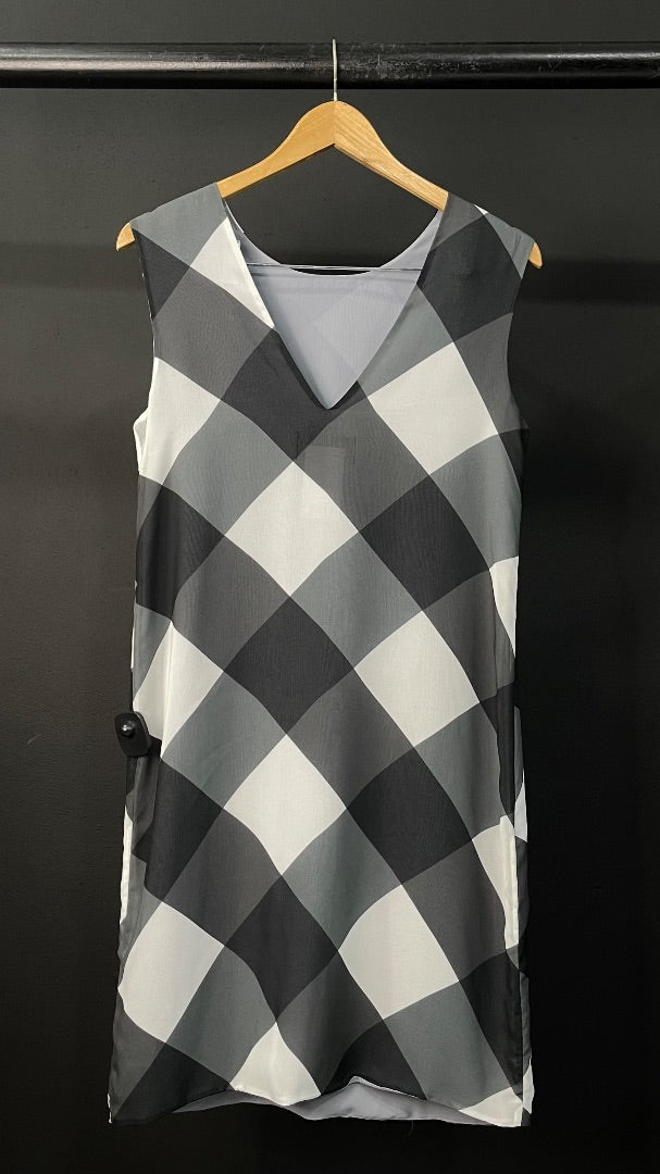 TROSMAN Vestido Varios Estampado Talle M