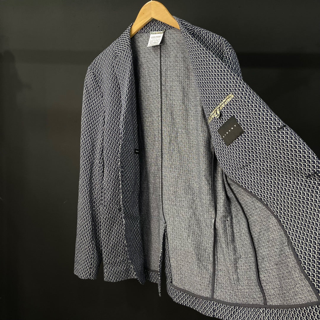 SISLEY Saco Varios Estampado Talle 54