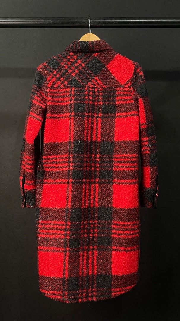 SIN MARCA Saco Varios Rojo Y Negro Talle S