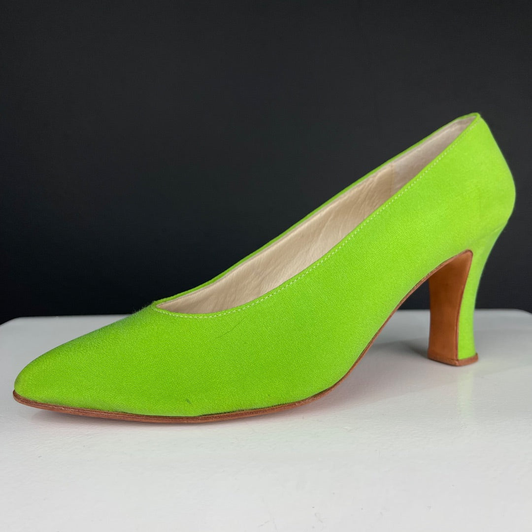 LONTE Zapatos Verde Talle 38,5