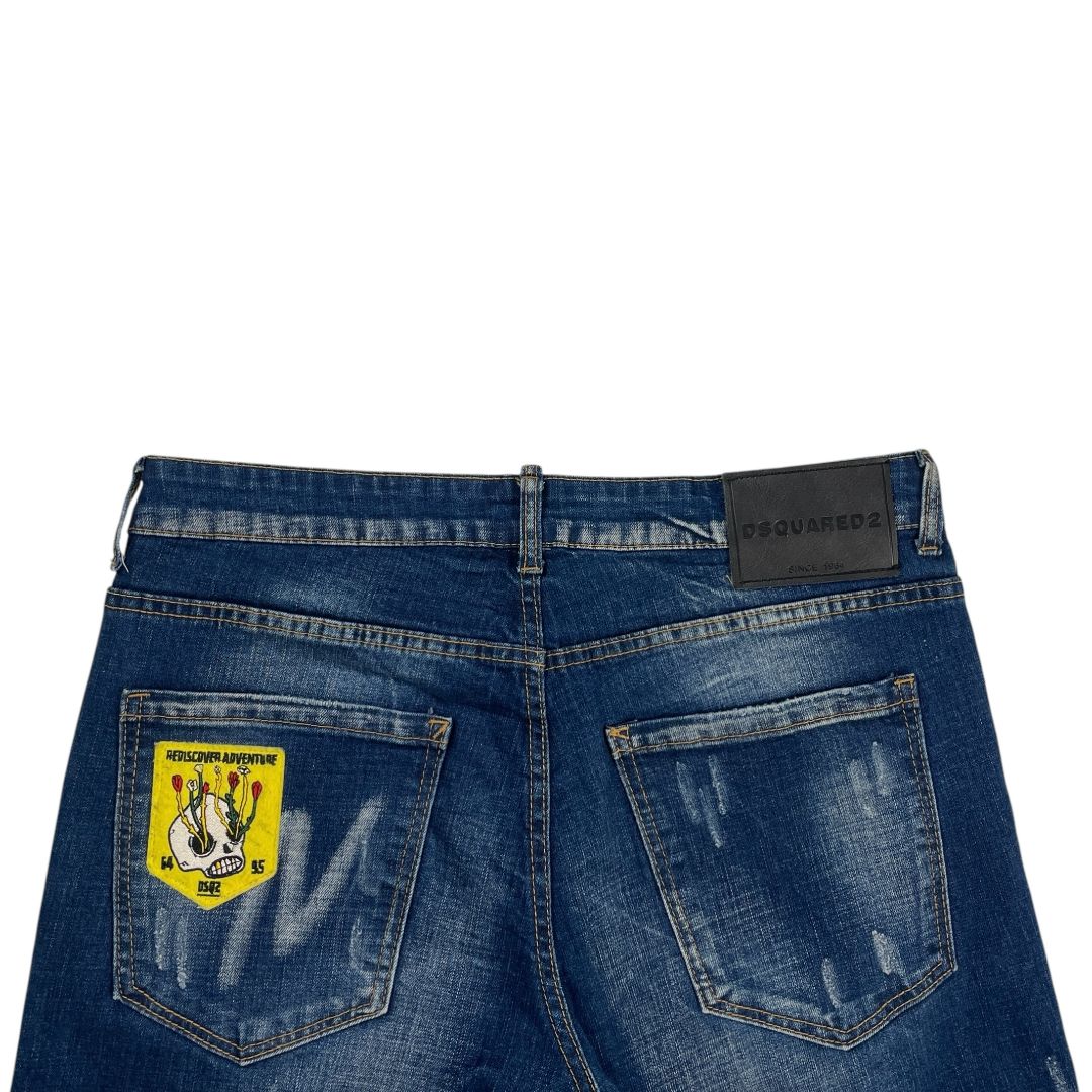 Pantalon Jean DSQUEARED2 Color Azul Talle 48