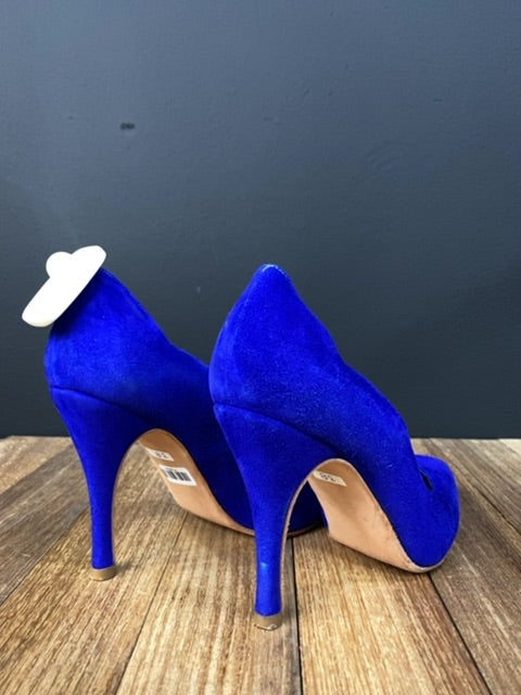 Zapato Taco Alto CLAUDE BERNARD Azul Talle 38