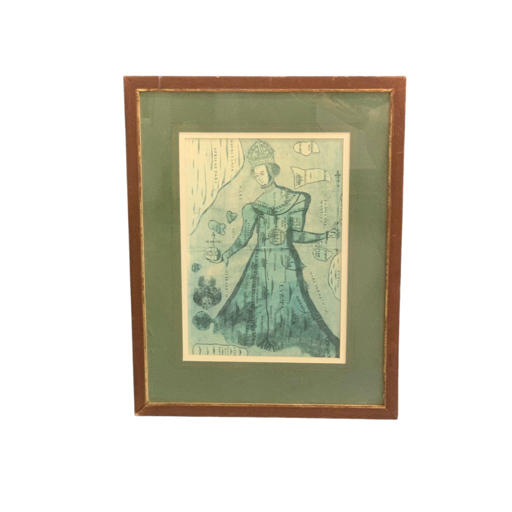 Arte Cuadro con Vidrio Marco 36cm X 46cm Obra 20,5cm X 29,5cm