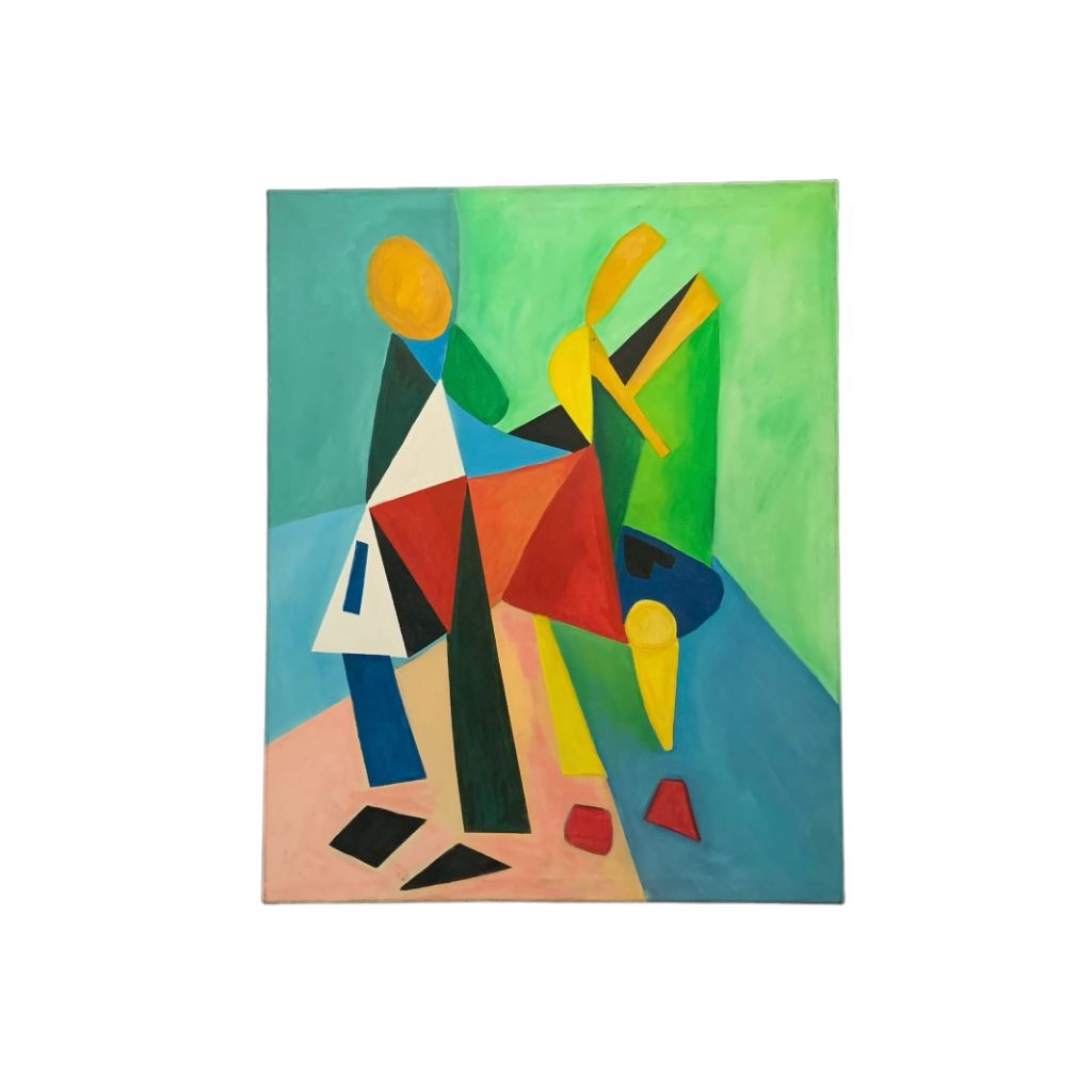 Arte Sin Vidrio Abstracto Medida 100Cm X 80Cm