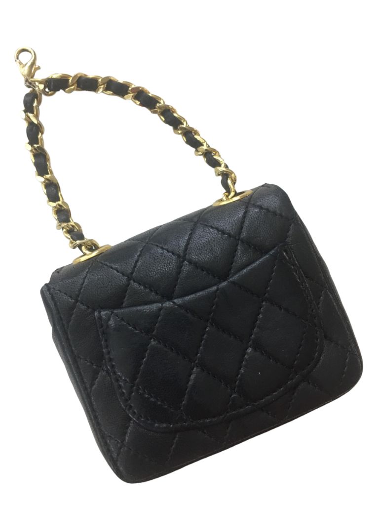 Carterita CHANEL Color Azul Medida 10Cm X 8Cm