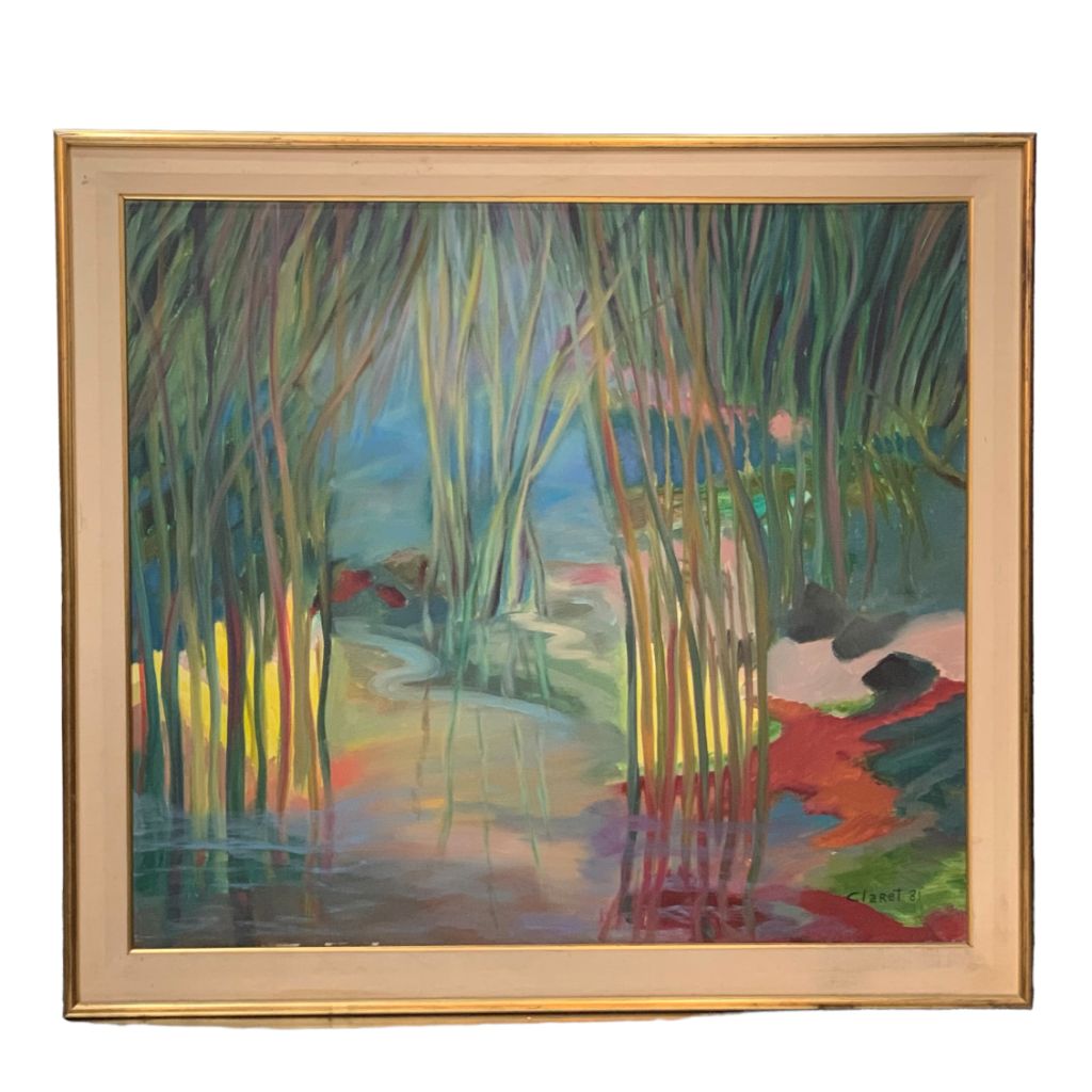 Arte sin Vidrio CLARET Marco 93cm X 103cm Obra 79cm X 89cm