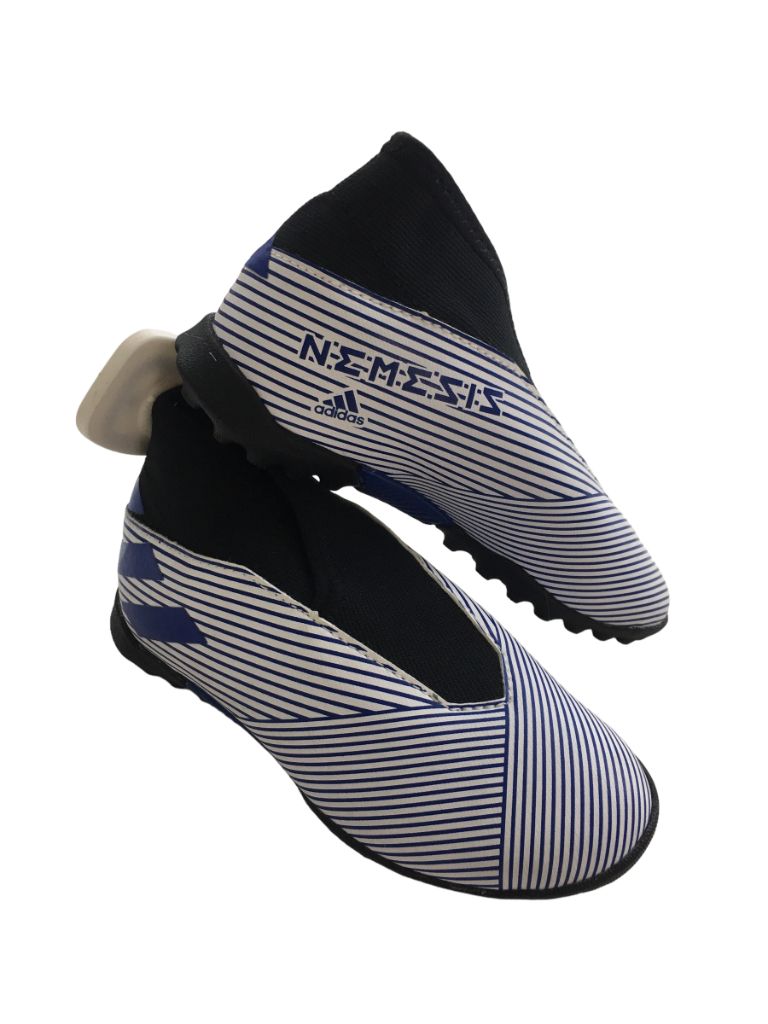 Zapatillas ADIDAS Color Blanco y Negro Rayado Talle Inf 28