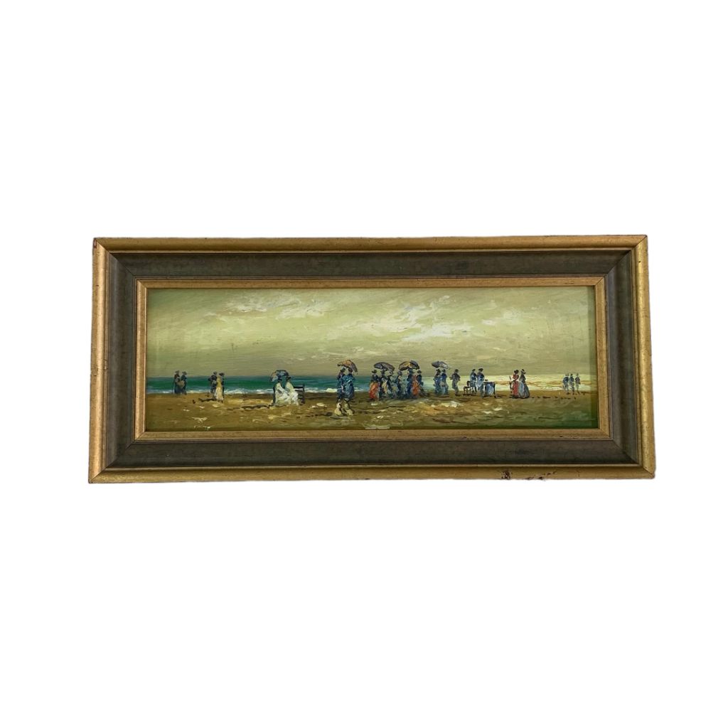 Arte Sin Vidrio ANONIMO Estilo Figurativo Marco 23cm X 53cm Obra 14cm X 44cm