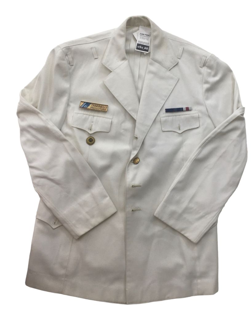 Saco MILITAR Color Blanco Talle M