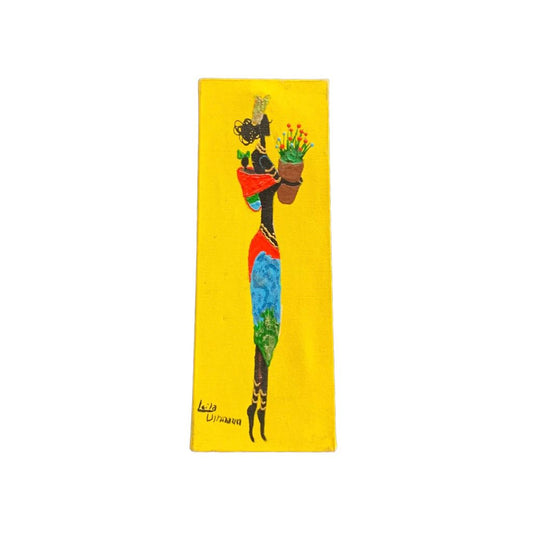 LEILA ULLMANN  Mujer Africana    Medida 40cm X 15cm