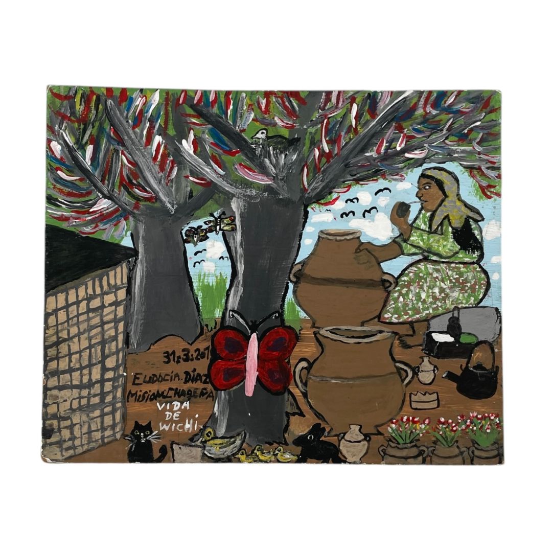 Arte Sin Vidrio WICHI Obra 26cm X 22cm
