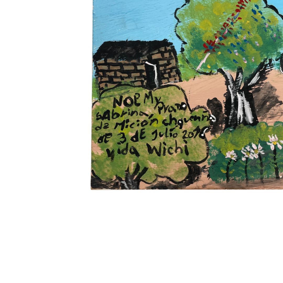 Arte Sin Vidrio WICHIS Medida 45cm  X 23.5cm