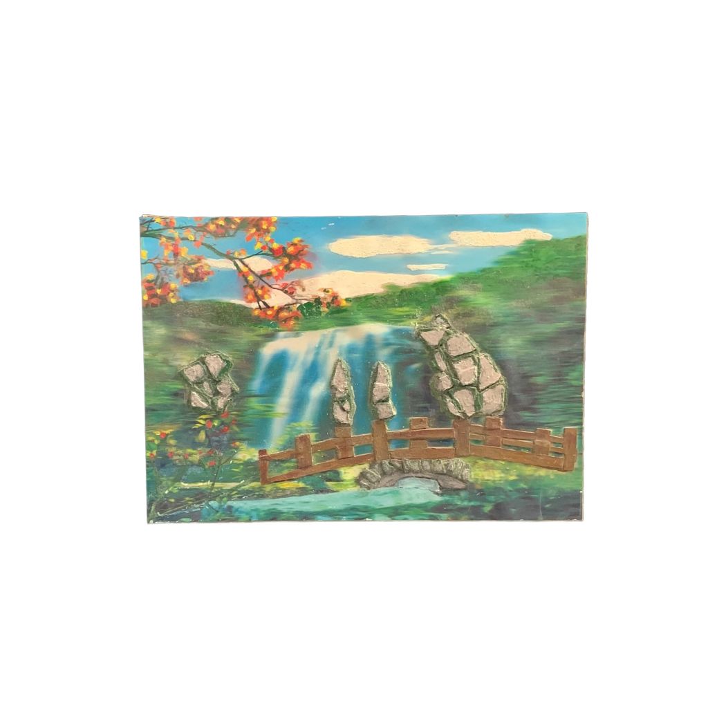 Paisaje En 3D    Medida 49,5cm X 34,5cm