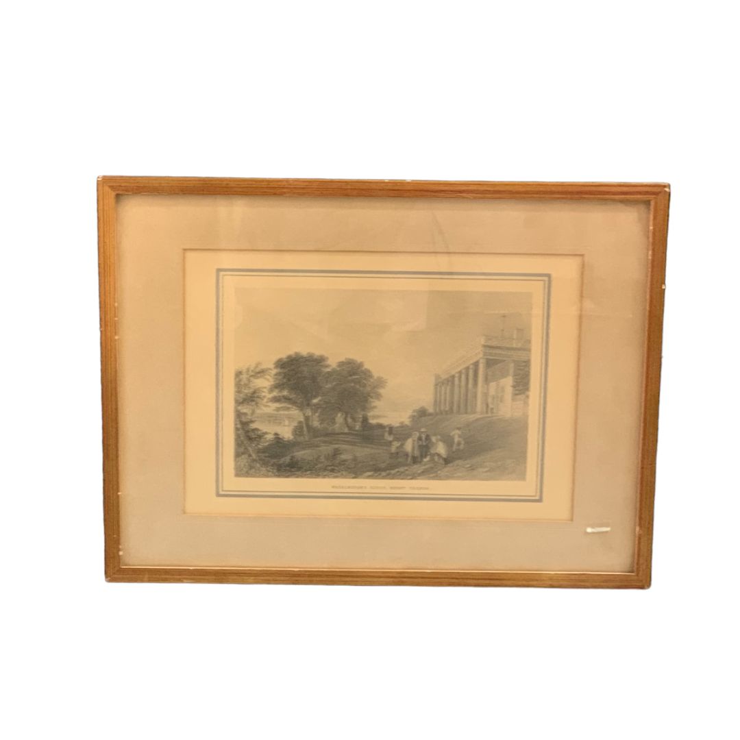 Washingtons House,Mount Vernon    Talle 35,5X48,5