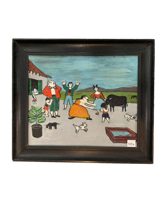Arte Sin Vidrio    Marco 68cm X 78xm Obra 49cm X 60cm