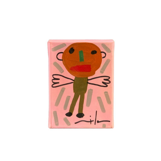 MILO LOCKETT  Arte Cuadro Sin Vidrio  Color Varios  Obra 18cm X 13cm