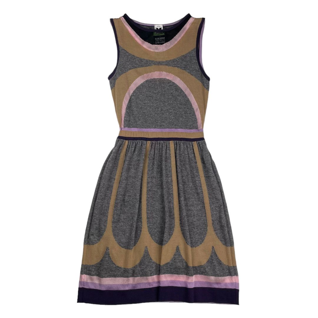 Vestido Sin Manga Missoni Gris Talle S