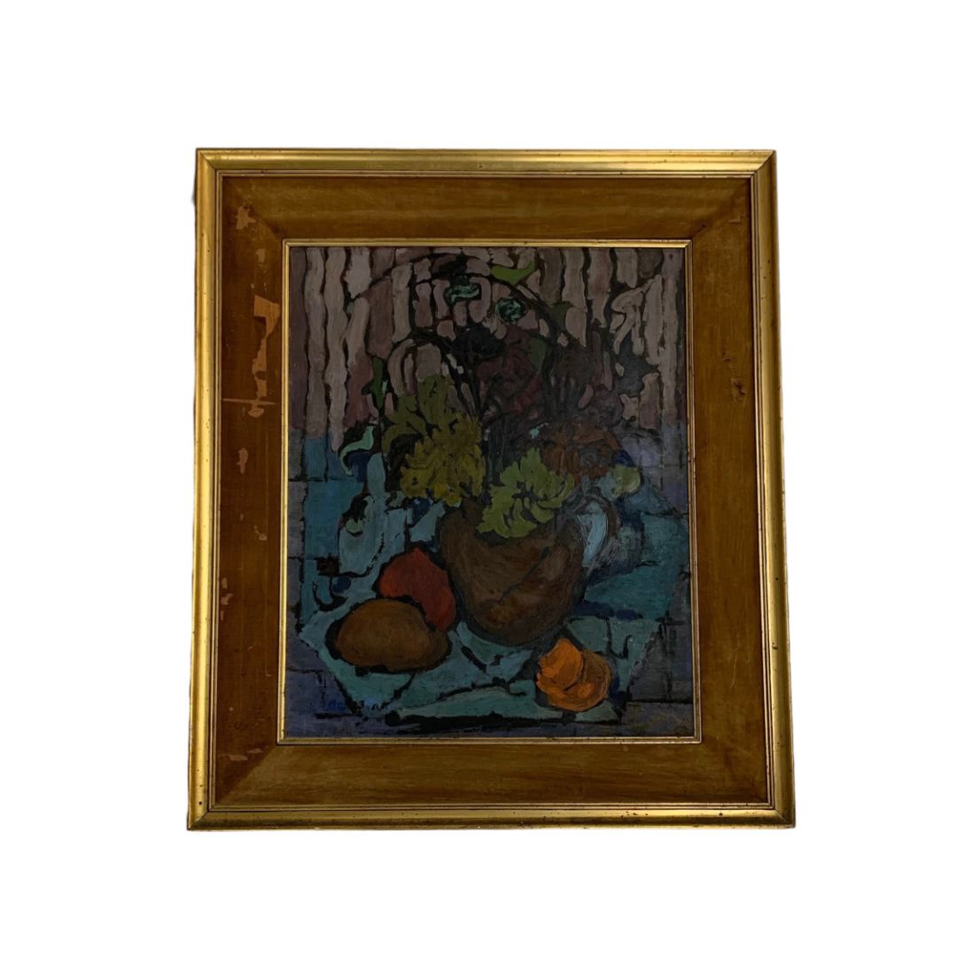 ANONIMO  Arte sin Vidrio  Estilo Naturaleza Muerta  Marco 77cm X 66cm Obra 57cm X 46cm