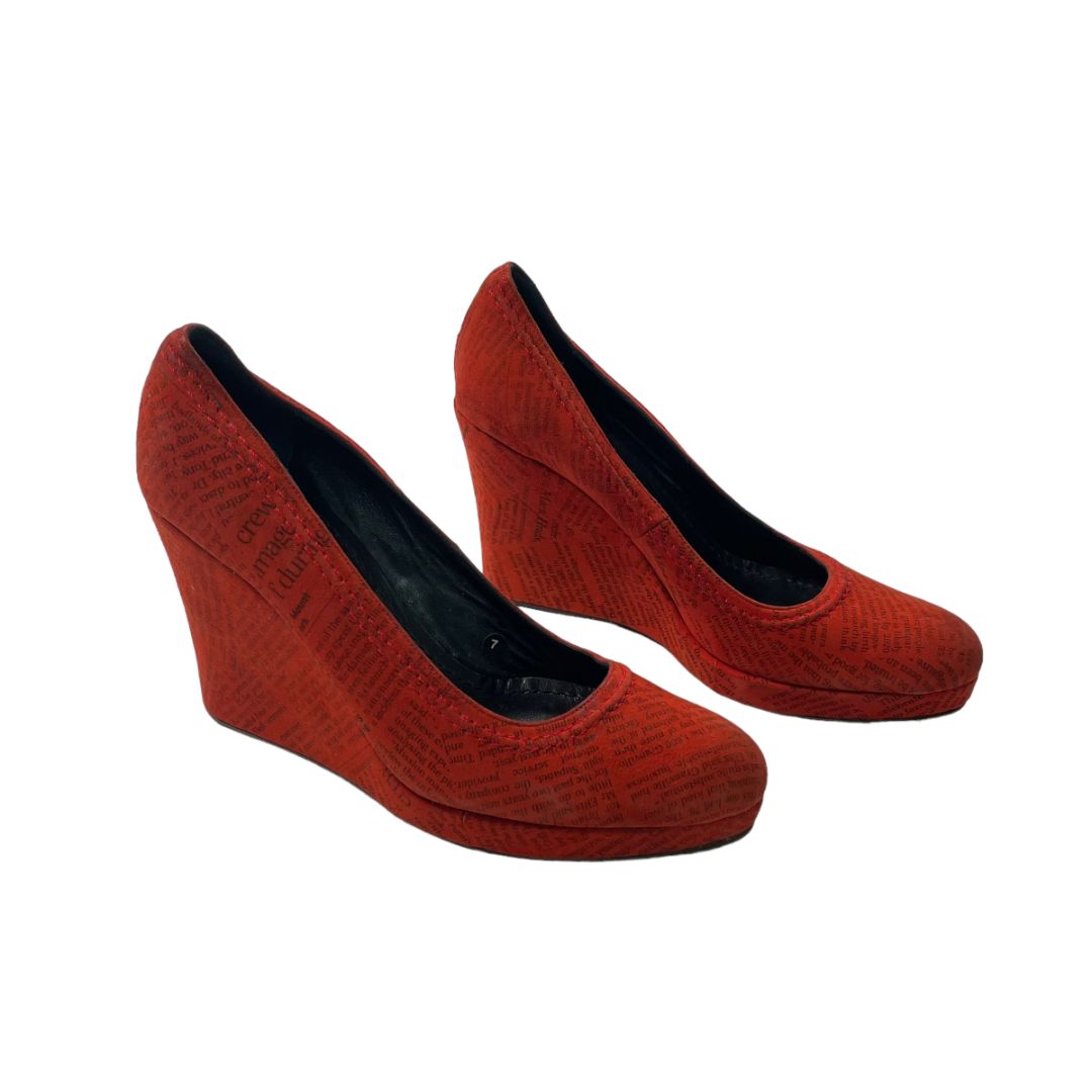 Zapatos  PARUOLO  Color Rojo Talle 37