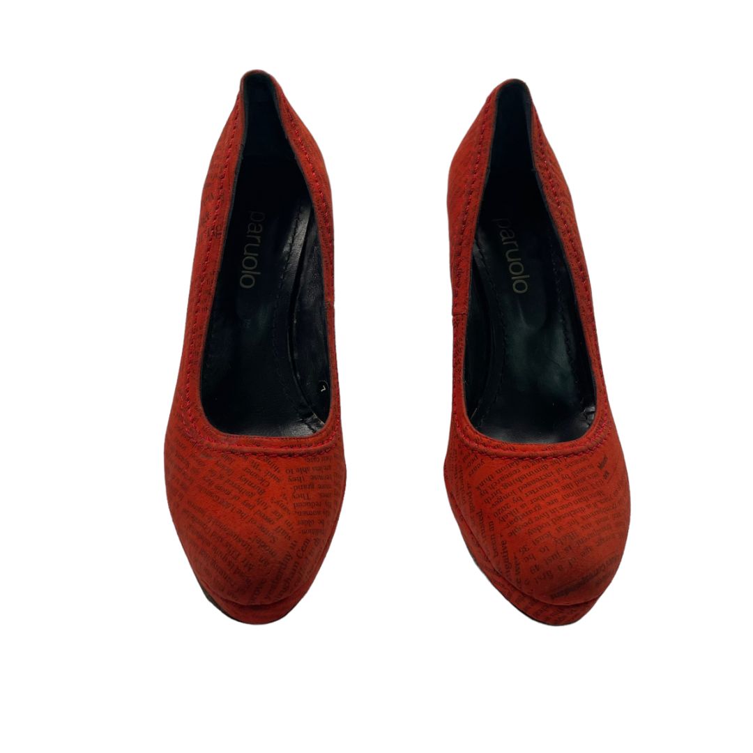 Zapatos  PARUOLO  Color Rojo Talle 37