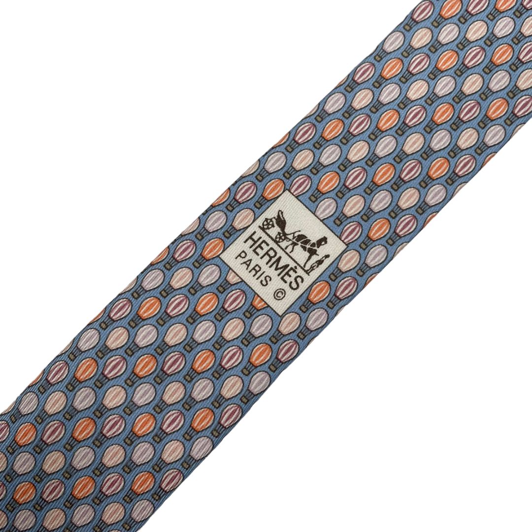 Corbata  HERMES  Color Varios Estampado Talle Unico