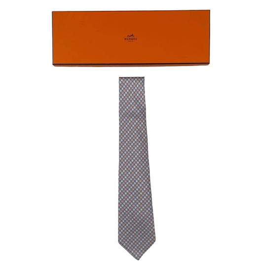 Corbata  HERMES  Color Varios Estampado Talle Unico