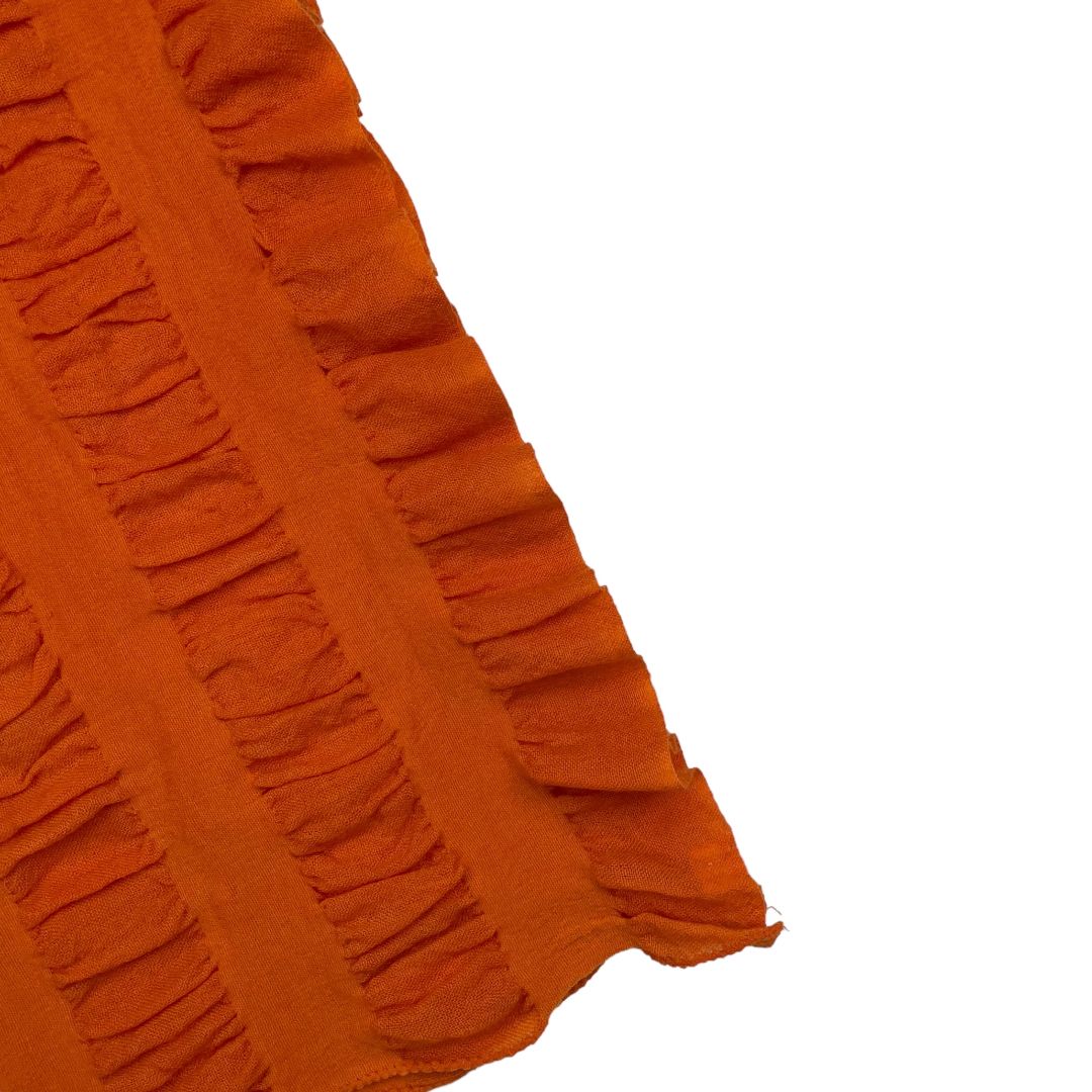 Bufanda  SIN MARCA  Color Naranja Medida 195cm X 33cm
