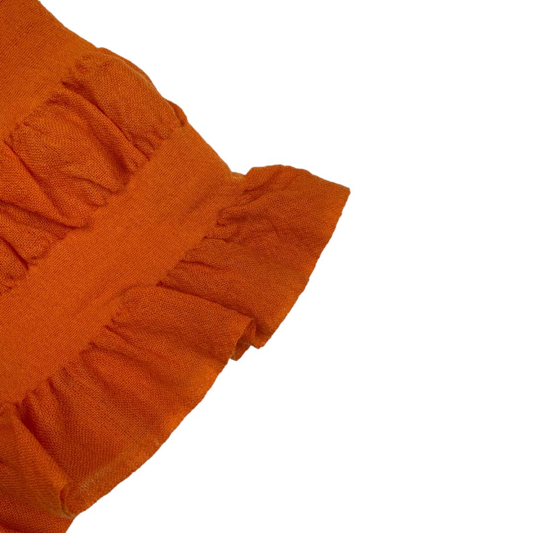 Bufanda  SIN MARCA  Color Naranja Medida 195cm X 33cm