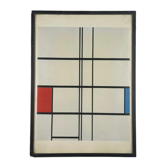 Arte con Vidrio  Mondrian  Varios Abstracto Medida 44cm X 32cm