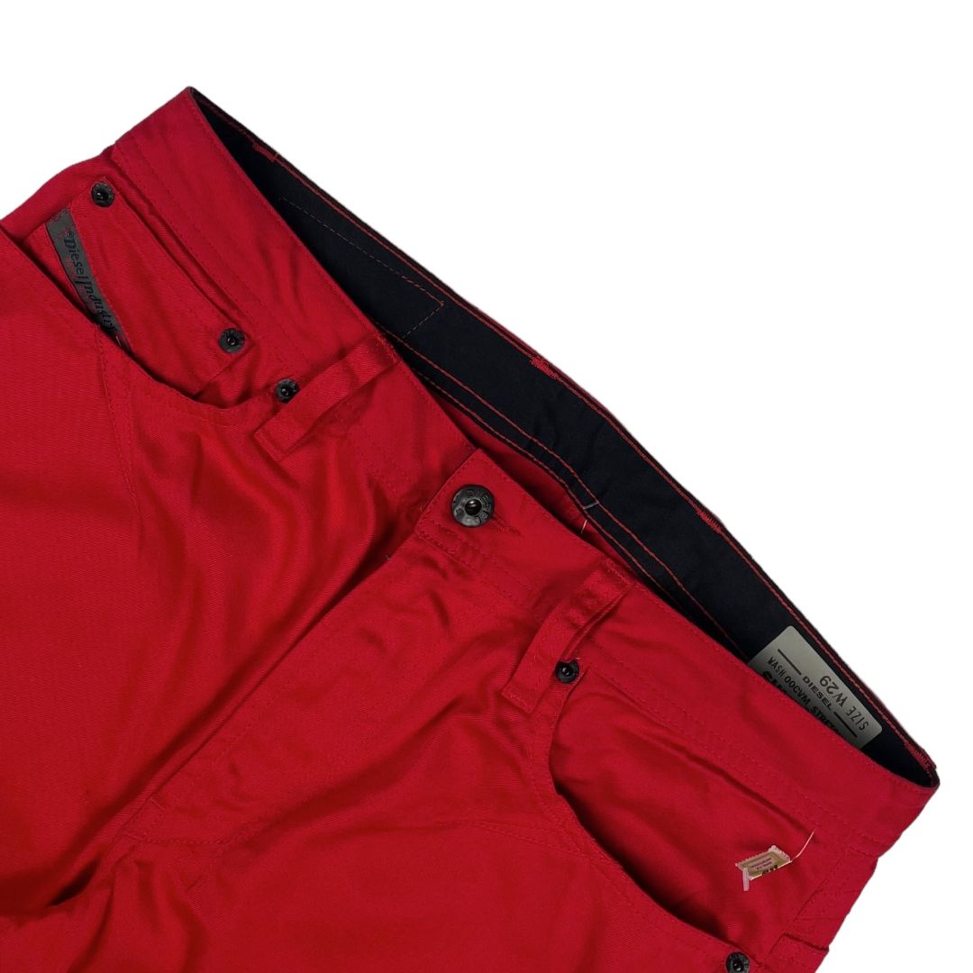 Pantalon  DIESEL  Color Rojo Talle 29