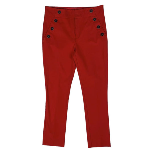 Pantalon  ANTHROPOLOGIE  Color Rojo Talle 38