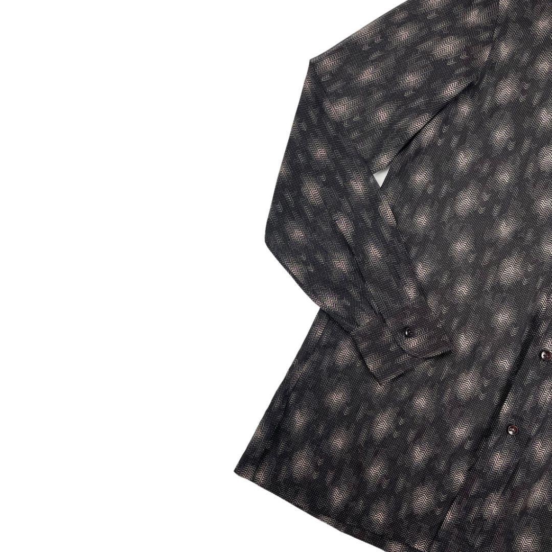 Camisa Manga Larga  GEORGE  Color Negro Talle L