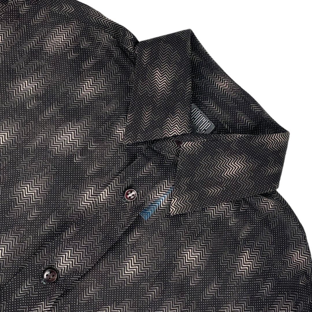 Camisa Manga Larga  GEORGE  Color Negro Talle L