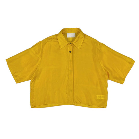 Camisa Manga Corta  Trosman  Amarillo Talle 40